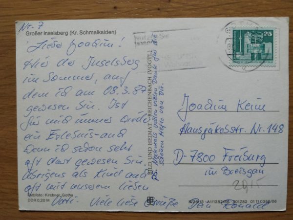 Postcard Grosser Inselsberg - Image 2