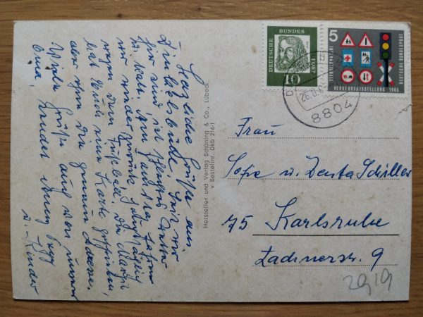 Postcard Dinkelsbuhl 6 pictures - Image 2