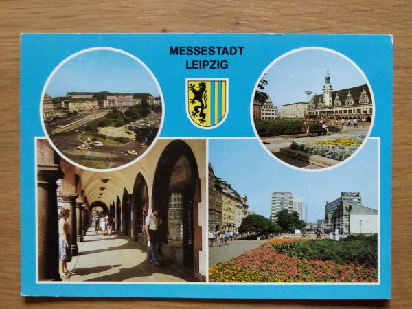 Postcard Messestadt Leipzig