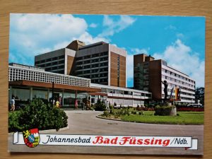 Postcard Johannesbad Bad Fussing