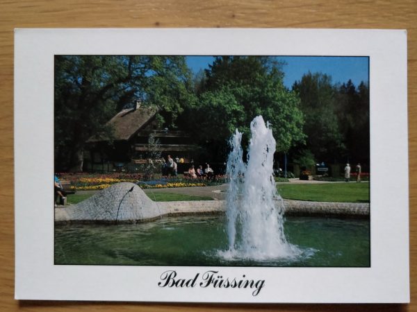 Postcard Bad Fussing Thermalbad