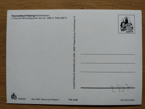 Postcard Bad Fussing Thermalbad - Image 2