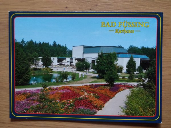 Postcard Bad Fussing Flowers