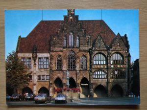 Postcard Hildesheim Rathaus