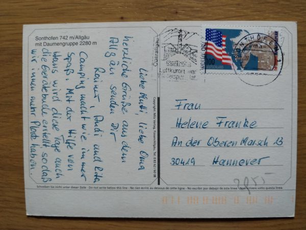 Postcard Sonthofen Oberallgau - Image 2