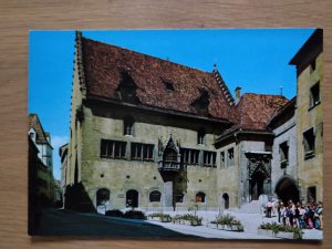 Postcard Regensburg an der Donau Building
