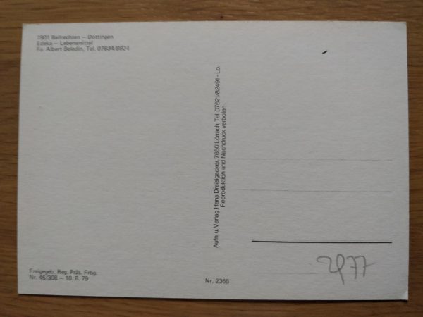 Postcard Ballrechten Dottingen - Image 2