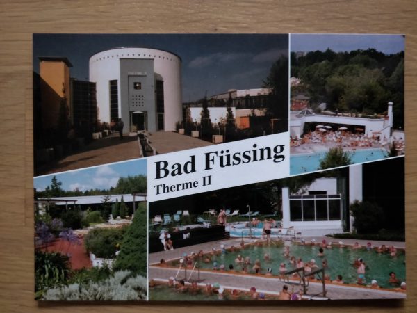 Postcard Bad fussing Therme 2