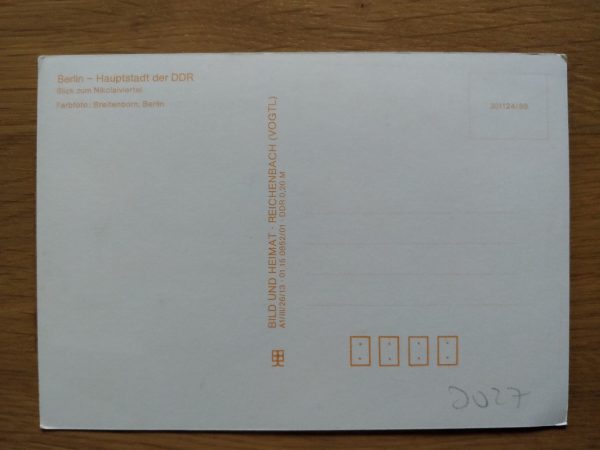 Postcard Berlin Nicolaiviertel - Image 2