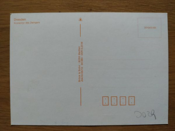 Postcard Dresden Zwingers - Image 2