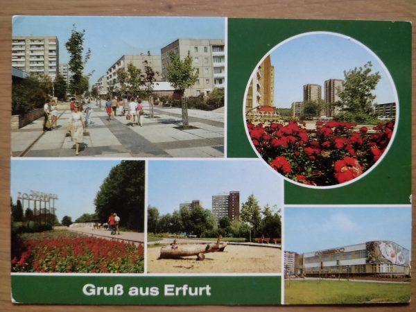Postcard gruss aus Erfurt