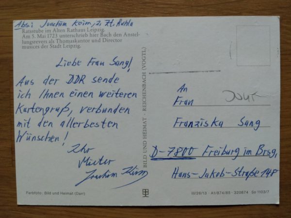 Postcard Rathaus Leipzig - Image 2