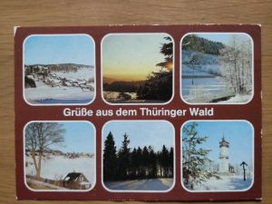 Postcard Grusse aus dem Thuringer Wald