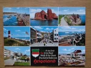 Postcard Helgoland 8 pictures