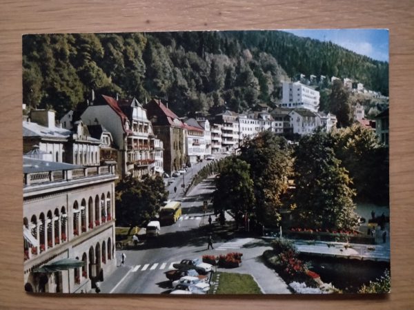 Postcard Staatsbad Schwarzwald Olgastrasse