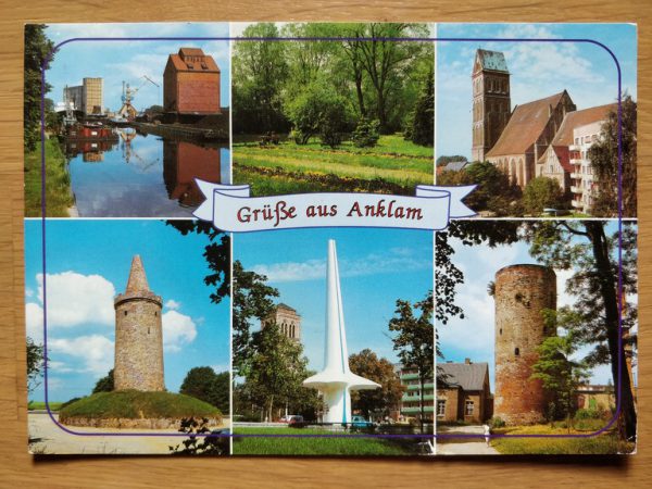 Postcard Grusse aus Anklam
