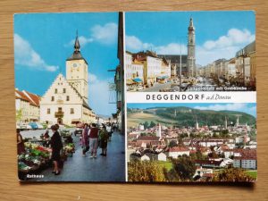 Postcard Deggendorf 3 pictures