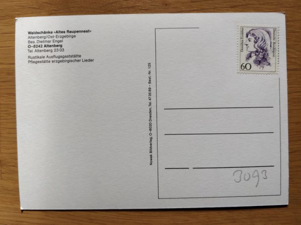 Postcard Altenberg Ost Erzgebrige - Image 2