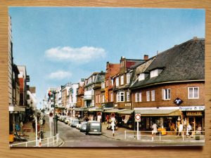 Postcard Westerland Sylt Friedrichstrasse