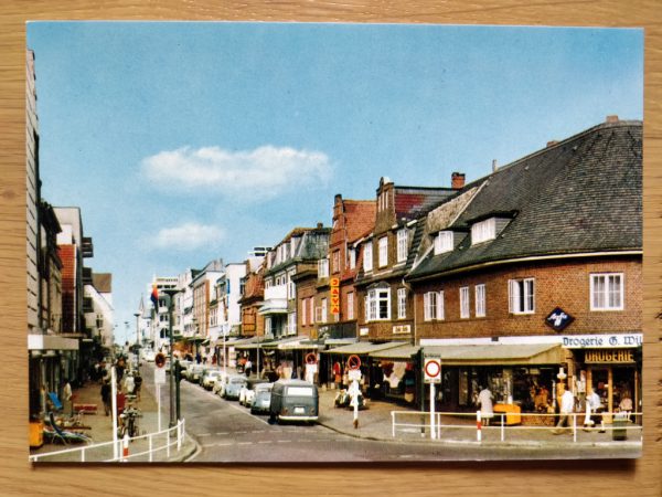 Postcard Westerland Sylt Friedrichstrasse