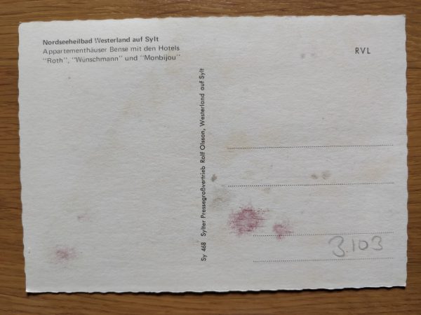 Postcard Westerland Sylt Nordseeheilbad - Image 2