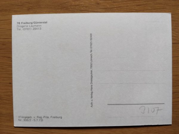Postcard Freiburg Gunterstal - Image 2
