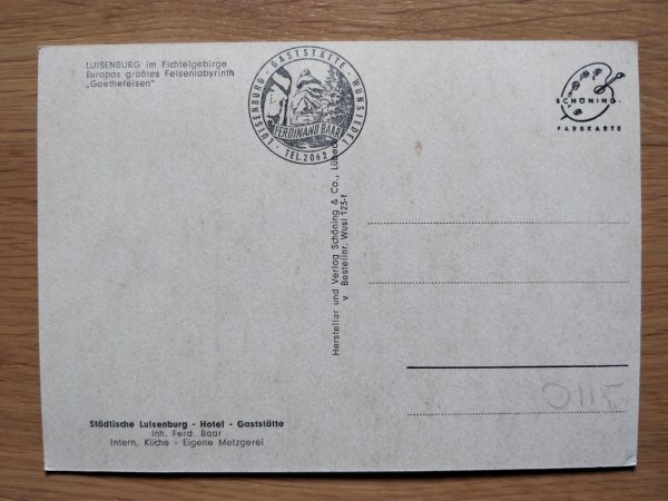 Postcard Luisenburg Fichtelgebirge - Image 2