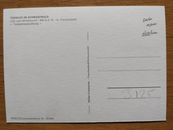 Postcard Tonbach im Schwarzwald Nacht - Image 2