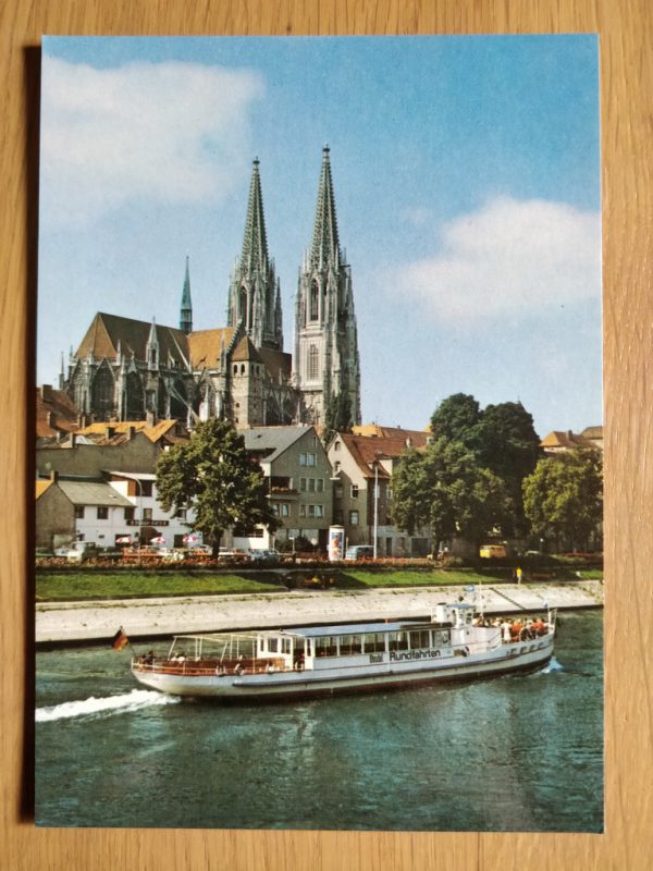 Postcard Regensburg Church