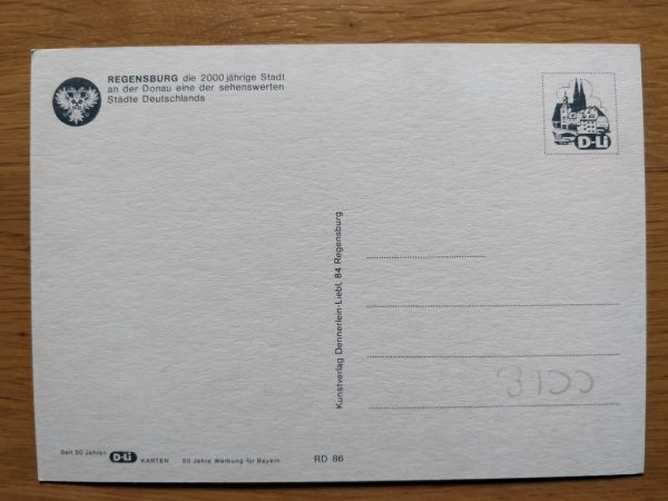 Postcard Regensburg Church - Image 2