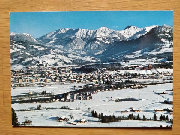 Postcard Allgauer Alpen Sonthofen