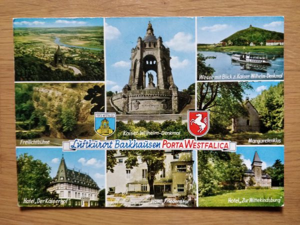 Postcard Barkhausen Porta Westfalia