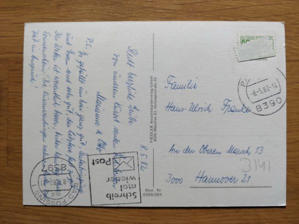 Postcard Herzlichen gruss aus Bad Fussing - Image 2
