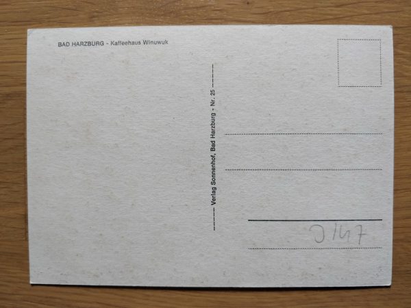 Postcard Bad Herzburg Kaffeehaus Winuwuk - Image 2