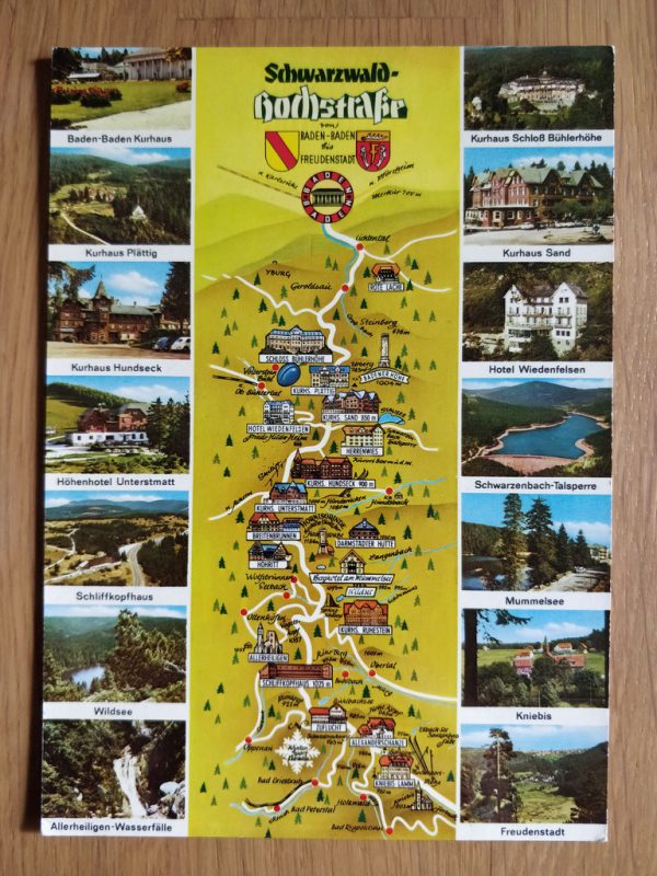 Postcard Schwarzwald Hochstrasse