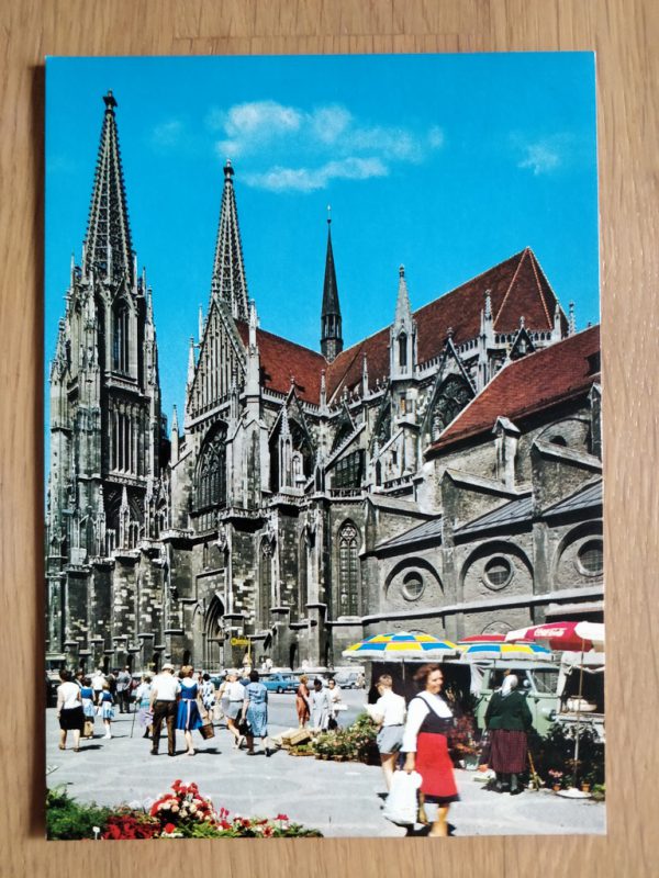 Postcard Regensburg Dom St Peter
