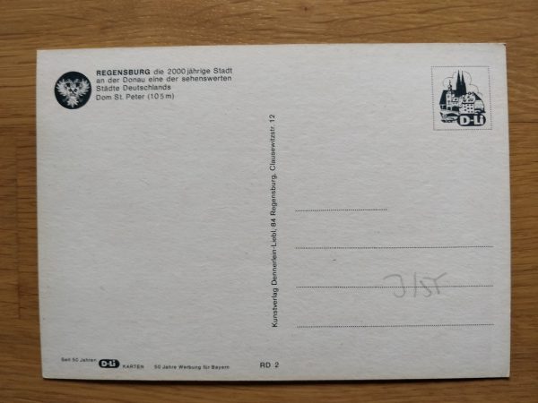 Postcard Regensburg Dom St Peter - Image 2