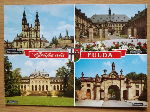 Postcard grusse aus Fulda