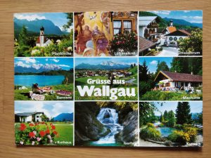 Postcard grusse aus Wallgau