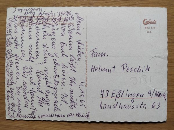 Postcard Der Bodensee Map - Image 2