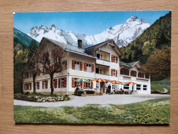 Postcard Alpengasthof Oberstdorf