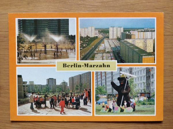 Postcard Berlin Marzahn 4 pictures