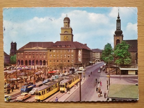 Postcard Witten Rathaus