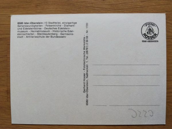 Postcard Idar Oberstein - Image 2