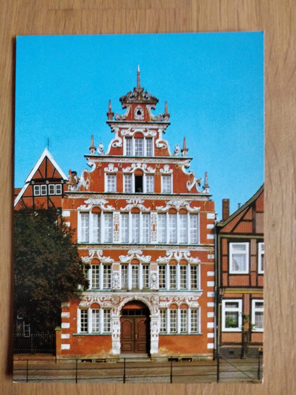 Postcard Stade Elbe Burgermeister Hintze Haus