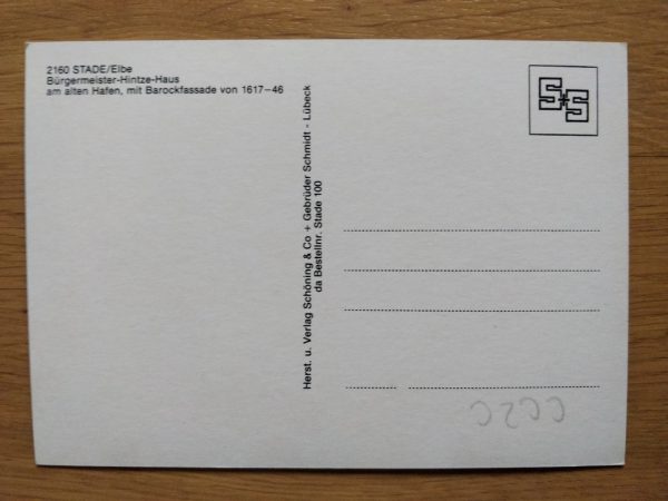 Postcard Stade Elbe Burgermeister Hintze Haus - Image 2