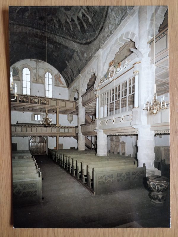 Postcard Kirchenburg St Michael Ostheim