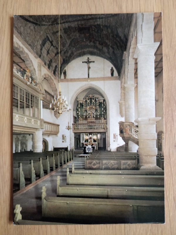 Postcard Kirchenburg St Michael Ostheim