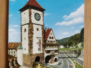 Postcard Freiburg Schwabentor
