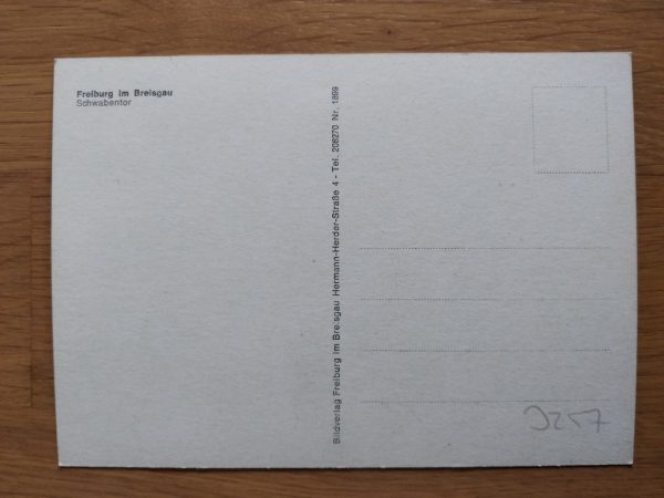 Postcard Freiburg Schwabentor - Image 2